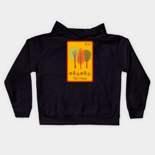 Autumn Tarot - The Tower Kids Hoodie